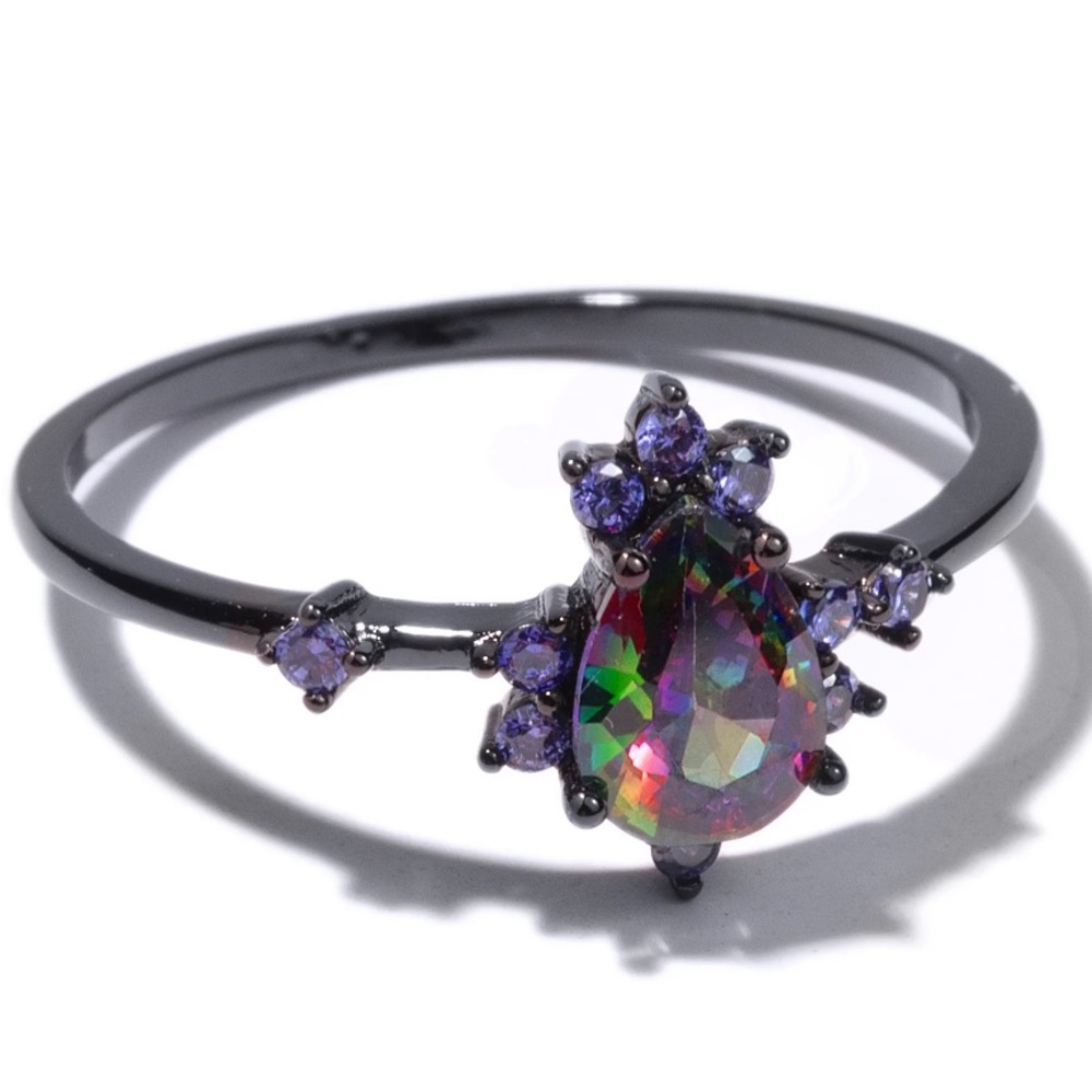 Beautiful Black Gold Ring